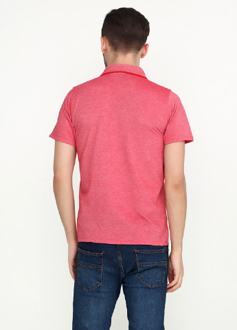 Розовая футболка-поло для мужчин IPEK однотонная