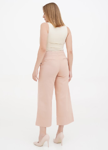 Светло-розовые кэжуал летние кюлоты брюки Motivi
