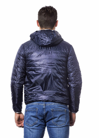Темно-синяя демисезонная куртка Roberto Cavalli