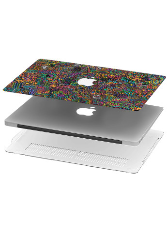 Чехол пластиковый для Apple MacBook Air 13 A1932 / A2179 / A2337 Абстракция Психоделик (Abstraction Psychedelic) (9656-2708) MobiPrint (219123980)