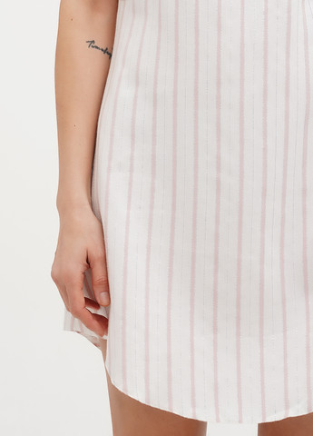 Пудрова кежуал сукня сукня-сорочка Imperial в смужку