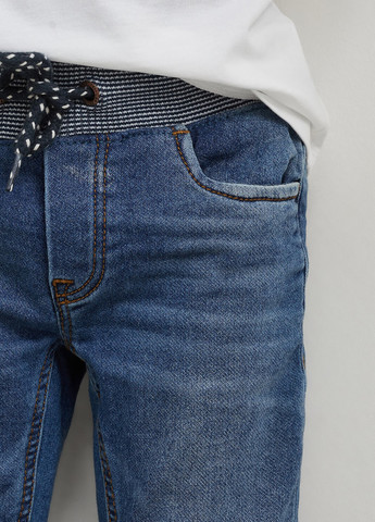 Синие демисезонные слим джинсы C&A