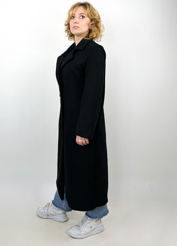 Чорне демісезонне Пальто двобортне Boohoo