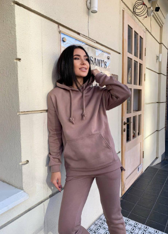 Спортивний костюм жіночий теплий на флісі S-M L-XL 2XL-3XL(42-44 46-48 50-52) МОККО No Brand (254565437)