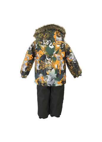 Оранжевый зимний комплект зимний (куртка + полукомбинезон) avery Huppa