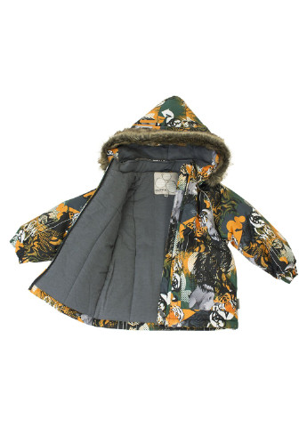 Оранжевый зимний комплект зимний (куртка + полукомбинезон) avery Huppa