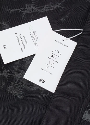 Чорна демісезонна куртка H&M