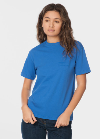 Синяя демисезон футболка женская Arber T-shirt W Overs