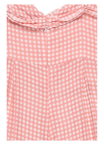 Комбінезон Cotton On комбінезон-брюки клітинка рожевий кежуал віскоза