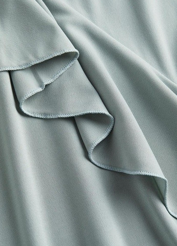 Світло-сіра коктейльна, кежуал сукня сукня-комбінація H&M однотонна