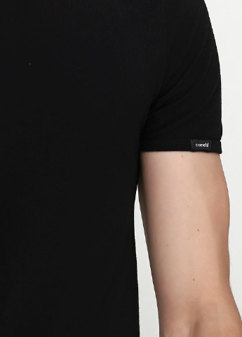 Чорна футболка чоловіча high emotion чорний 531 Cornette