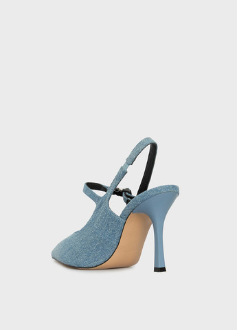PRPY Туфли слингбеки темно-голубой з текстиль, китай — лето (334684286)
