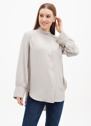 Светло-серая демисезонная блуза H&M