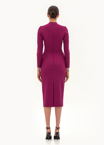 Фуксинова (кольору Фукія) ділова, кежуал сукня футляр BGL однотонна
