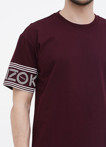 Бордовая футболка Kenzo
