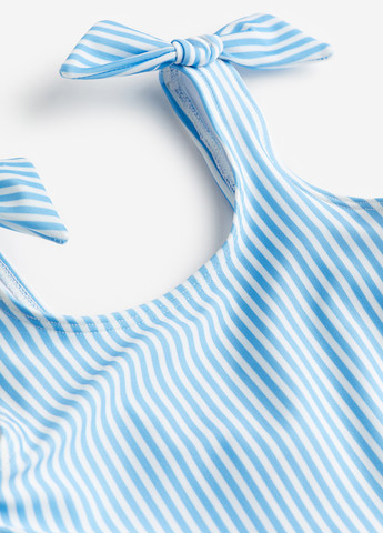 Блакитний літній купальник суцільний H&M