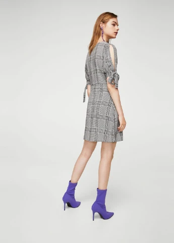 Черное кэжуал платье Mango однотонное