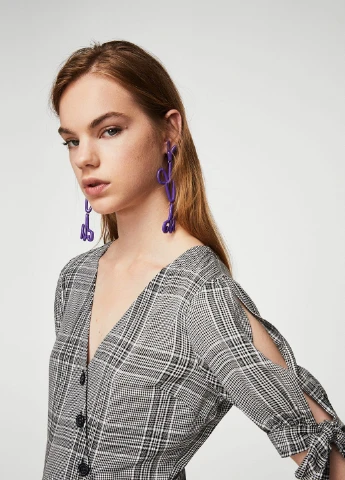 Черное кэжуал платье Mango однотонное