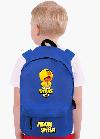 Детский рюкзак Леон Качка Саллі Леон Курча Саллі Бравл Старс (Leon Sally Brawl Stars) (9263-1020) MobiPrint (217366039)