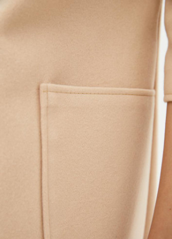 Бежеве демісезонне Жіночий кардиган-пальто з кашеміру Sema Podium