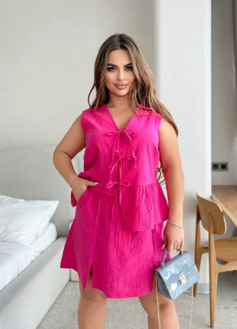Костюм (жилет, спідниця-шорти) Fashion (337578385)