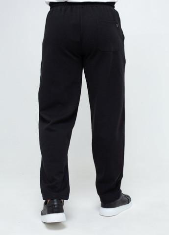 Черные спортивные демисезонные прямые брюки K.O.R