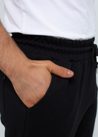 Черные спортивные демисезонные прямые брюки K.O.R