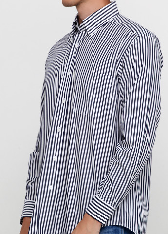 Черно-белая кэжуал рубашка в полоску Arrow