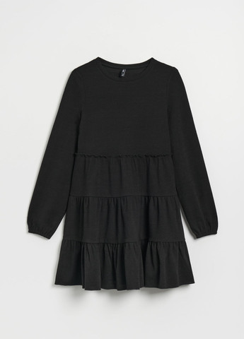 Чорна кежуал сукня House однотонна