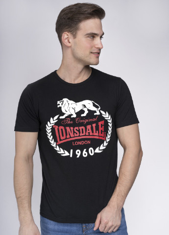 Черная футболка Lonsdale ORIGINAL 1960