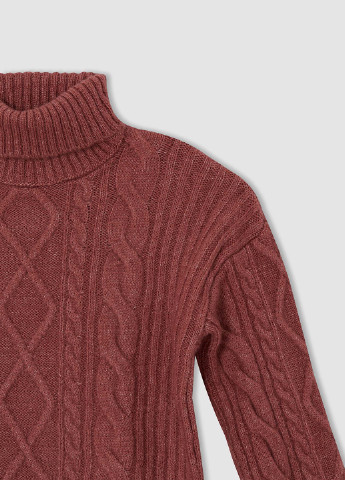 Бордовый демисезонный свитер DeFacto