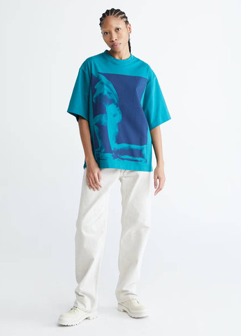 Бірюзова футболка Calvin Klein