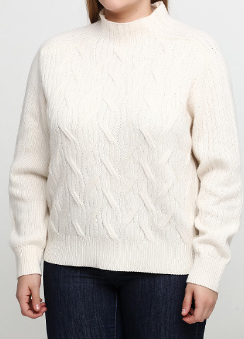Молочный демисезонный свитер Linea
