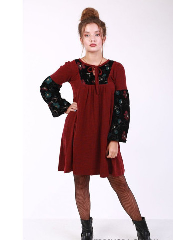 Бордовое платье Marions (207166783)
