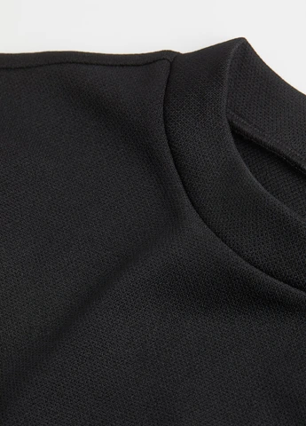 Чорна кежуал сукня H&M однотонна