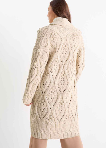 Бежевый зимний кардиган C&A