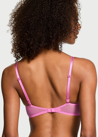 Розовый демисезонный комплект (бюстгальтер, трусики) Victoria's Secret