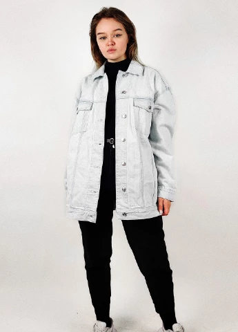 Світло-блакитна демісезонна куртка Asos