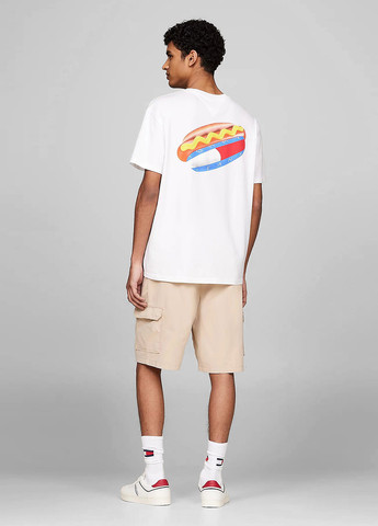 Белая футболка Tommy Jeans