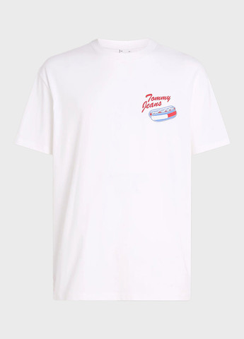 Белая футболка Tommy Jeans