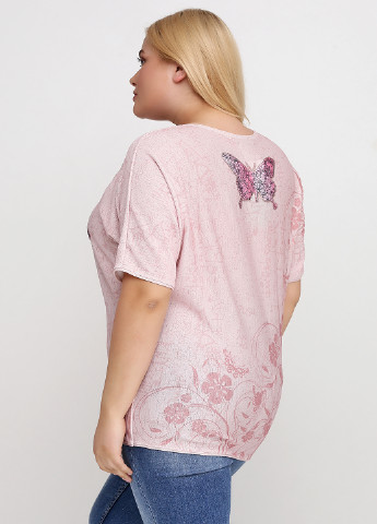 Светло-розовая летняя футболка Imperial