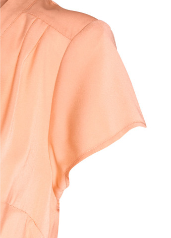 Туніка для вагітних H&M однотонна світло-оранжева кежуал поліестер