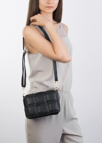 Сумка женская кожаная через плечо кросс-боди маленькая Сrossbody Nappa дутое плетение Regina Notte (253135359)
