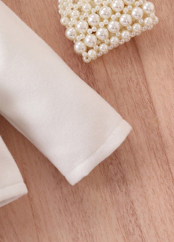 Белое Кэжуал полупальто однобортное SHEIN однотонное