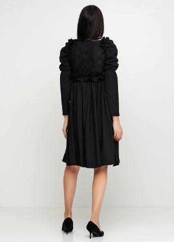 Черное кэжуал платье Azalea однотонное