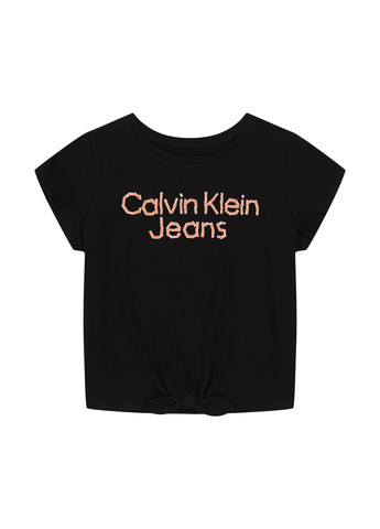 Черная летняя футболка Calvin Klein