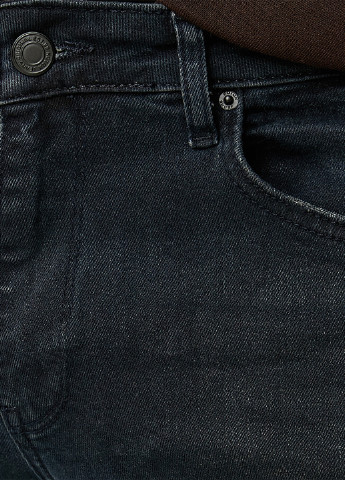 Джинси KOTON скінні однотонні темно-сині джинсові бавовна