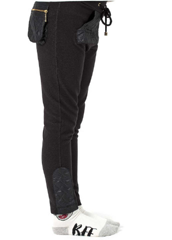 Черные кэжуал демисезонные зауженные брюки Wojcik