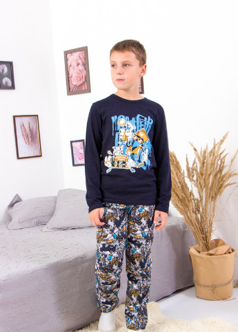 Сіра всесезон піжама для хлопчика (підліткова) кофта + брюки Носи своє