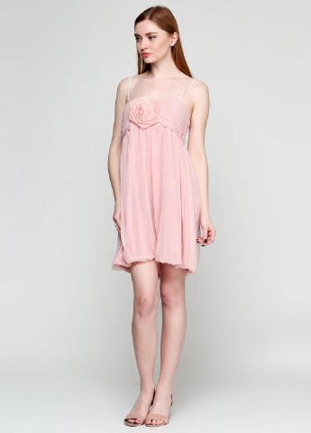 Розовое кэжуал платье MNG однотонное